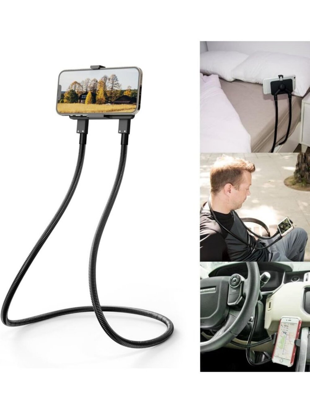 Universal Cell Phone Holder Stand, Flexible Lazy Bracket, Multi-Function Mount